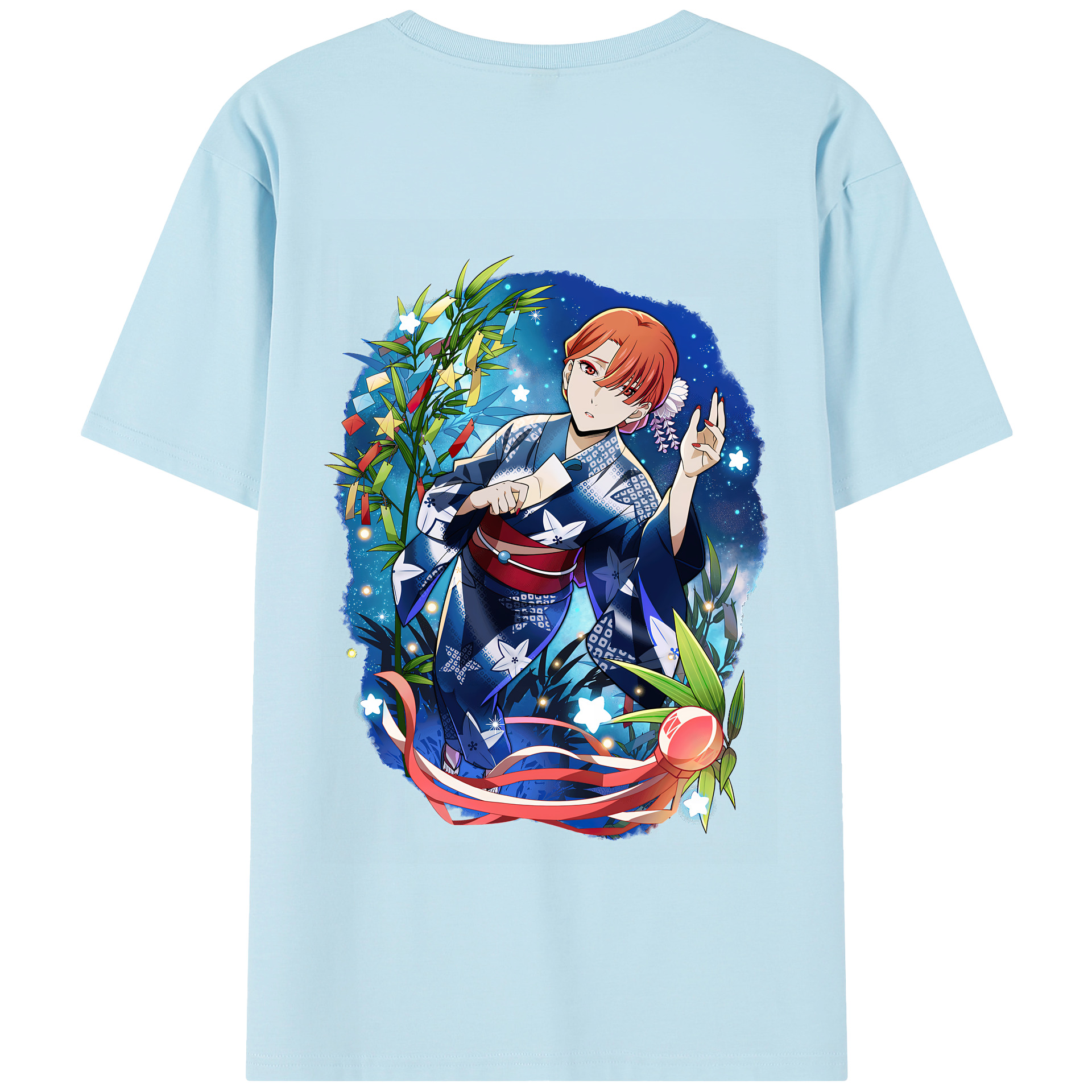 （画像用） 文豪ストレイドッグス Bungo Stray Dogs 綿100％半袖Tシャツ（背面プリント）